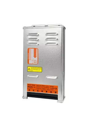 12V 16.6A Slim Trafo (200W) Rainproof I MK200-12