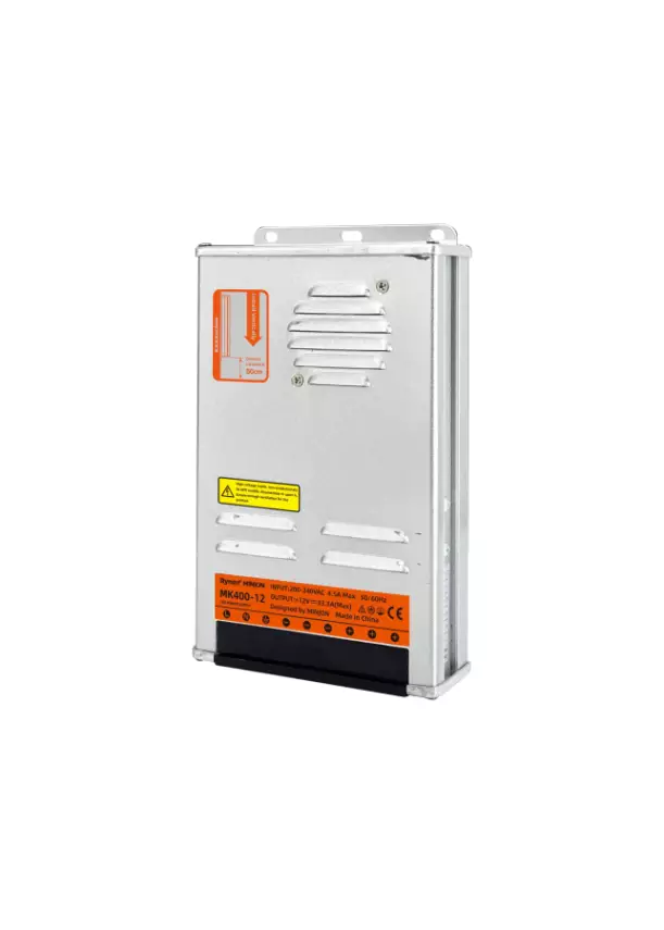 12V 33.3A Slim Trafo (400W) Rainproof I MK400-12 - 2