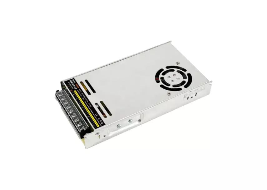 12V 16.7A Fanlı Slim Trafo (400W) | MR400-12 - 1