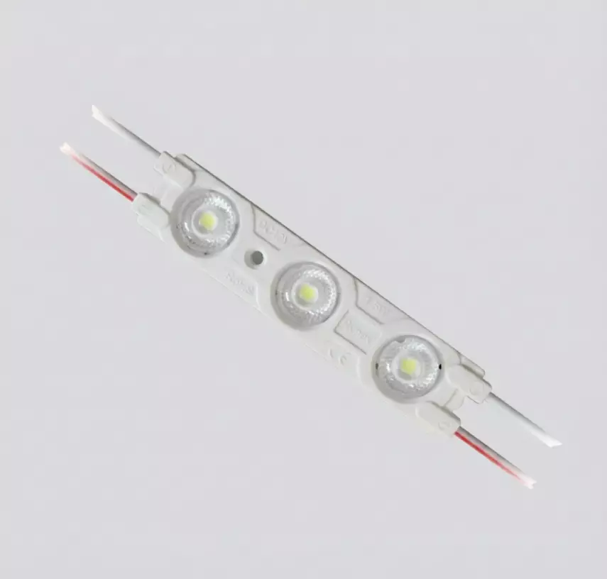 3'lü Kristal Mercek Modül LED 1.5W - 10.000K Soğuk Beyaz - 2