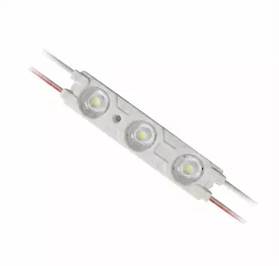 3'lü Kristal Mercek Modül LED 1.5W - 10.000K Soğuk Beyaz