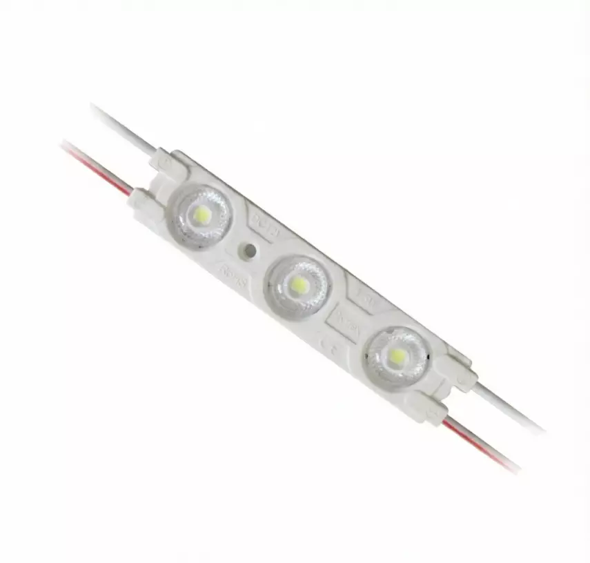 3'lü Kristal Mercek Modül LED 1.5W - 10.000K Soğuk Beyaz - 1
