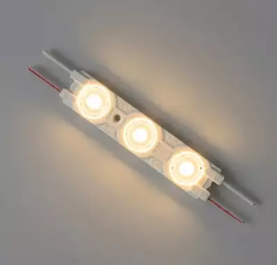 3'lü Kristal Mercek Modül LED 1.5W - 3.000K Gün Işığı - 3