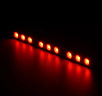 3'lü Kristal Mercek Modül LED 1.5W - Canlı Kırmızı (Bayrak Kırmızısı) - 4