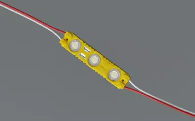 3'lü Süper Modül LED 1.2W - Amber ( Sarı ) - 4