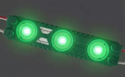 3'lü Süper Modül LED 1.2W - Yeşil ( Green ) - 3