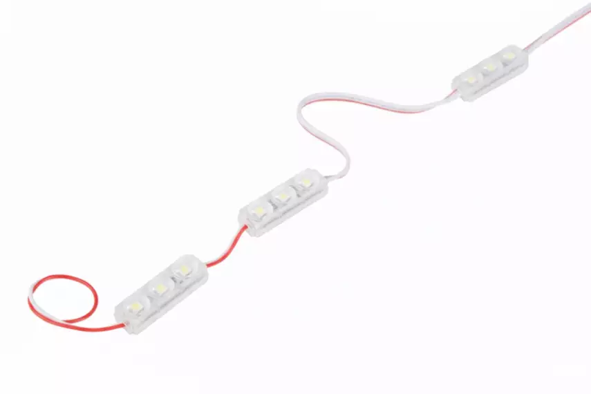 Süper Mini 3'lü Mini LED Modül 0.48W - 10.000K Soğuk Beyaz - 3