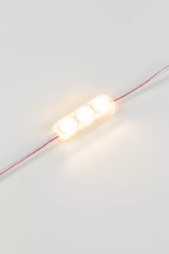 Süper Mini 3'lü Mini LED Modül 0.48W - 3.000K Gün Işığı - 2
